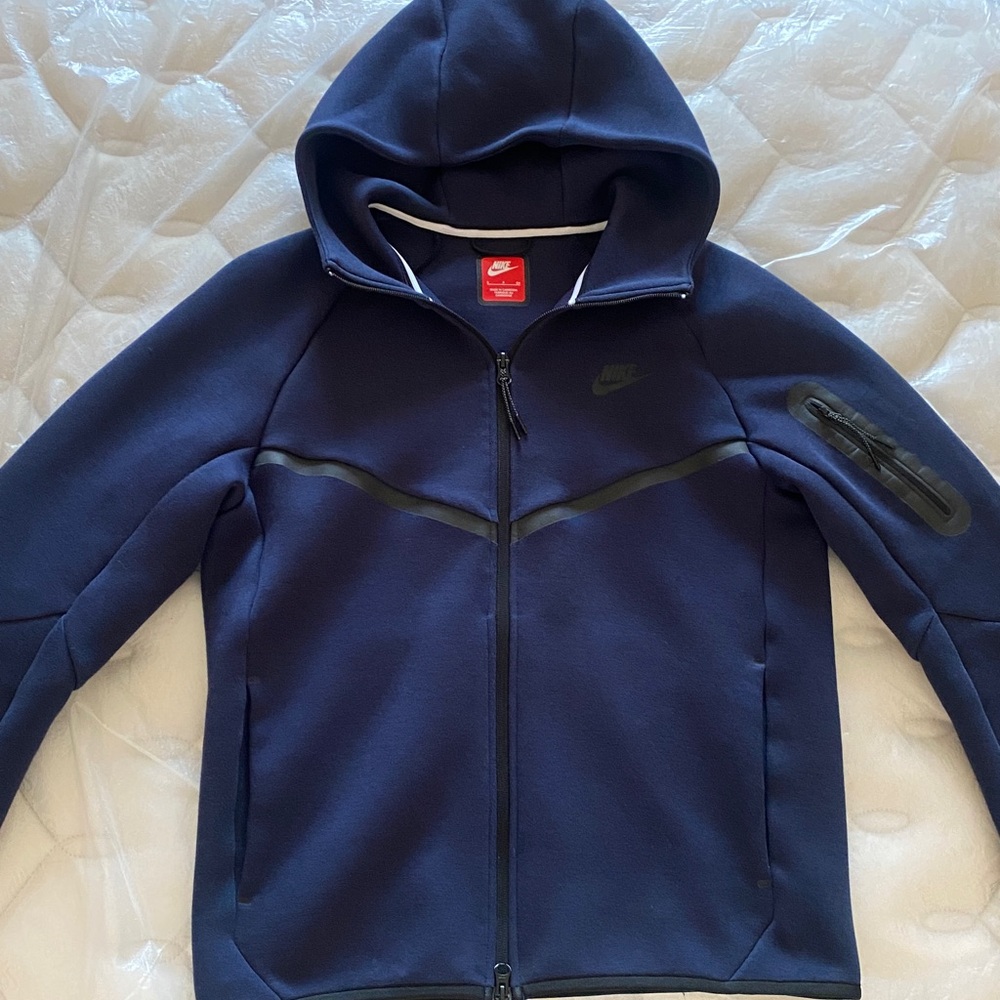 Navy Blue Nike Tech Tracksuit Set